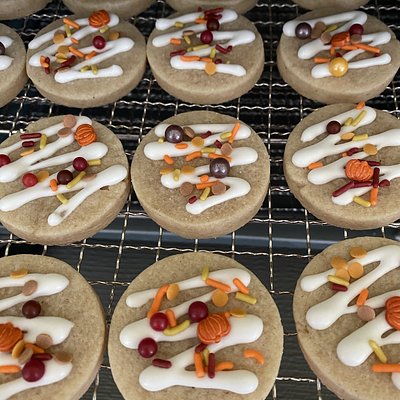 Pumpkin Spice Mini Cookies