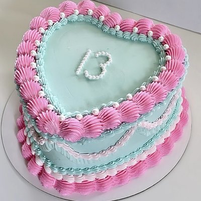 6 Inch Heart Cake
