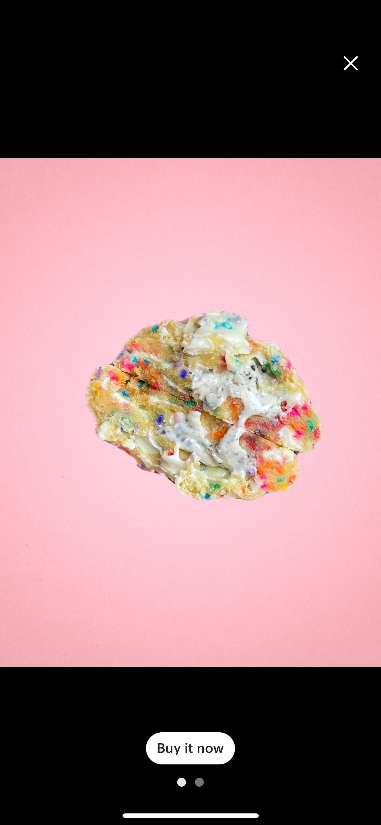 Funfetti Cookies And Cream Cookie