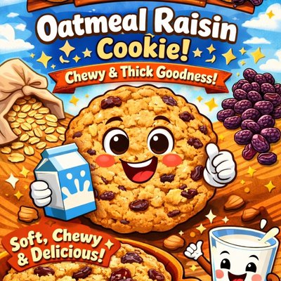 Oatmeal Raisin Cookies 