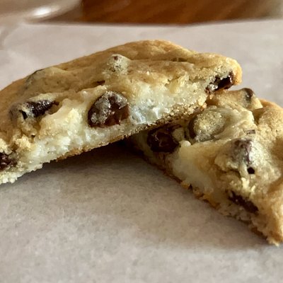 Cheesecake Stuffed Chocolate Chip Cookie