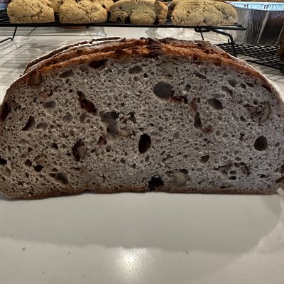 Cranberry Walnut Sourdough Boule 