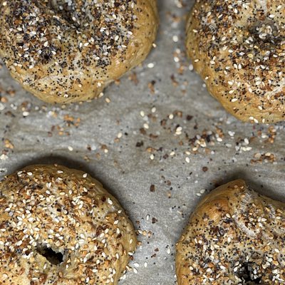 Sourdough Bagels