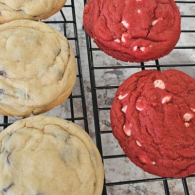 Gourmet Red Velvet Cookies