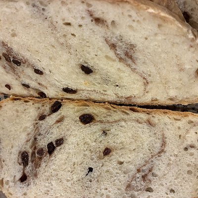 Cinnamon Raisin Sourdough Loaf