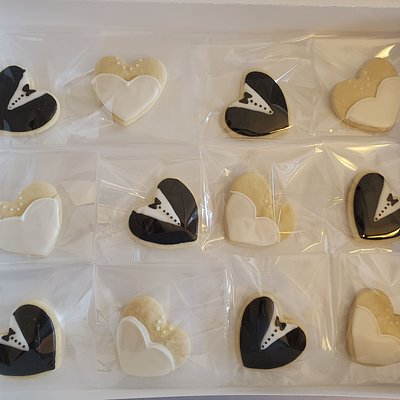 Wedding 4 Cookie Set 