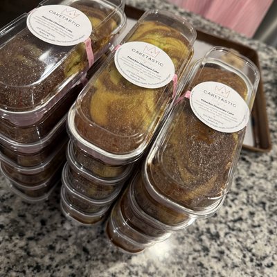 Pistachio & Chocolate Marble 6 Mini Loaves 