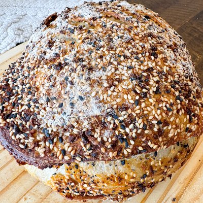 Everything but the bagel Boule