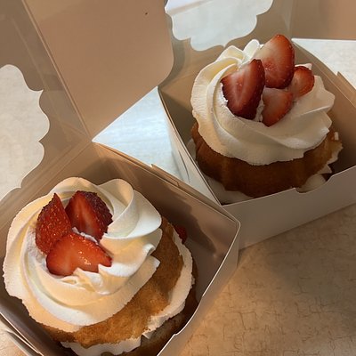 Strawberry Shortcake Mini Bundt 