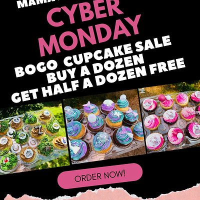 Cyber Monday Cupcake Sale