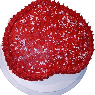 Valentine's Day Heart Cake