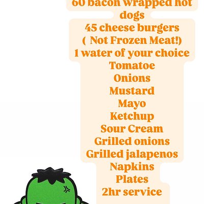 Bacon Wrapped Hot Dogs & cheeseburgers