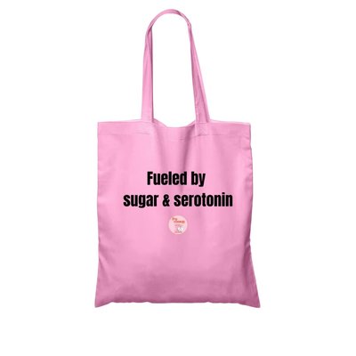 Fueled By Hey Cookie! Tote Bag (Pink)