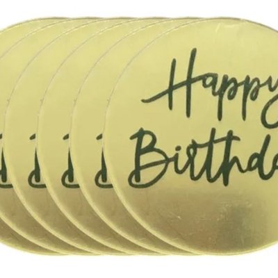 Small Birthday Cake Topper (Acrylic)