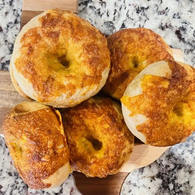 Plain Sourdough Bagels