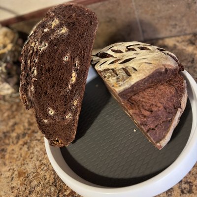 Chocolate Sourdough Loaf