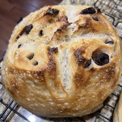 Kalamata Olive + Roasted Garlic Loaf 
