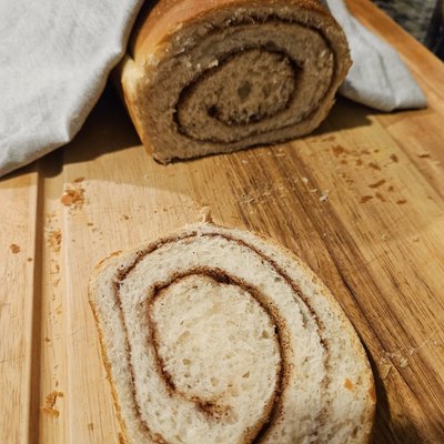 Potato Flake Sourdough Bread - Cinnamon Swirl