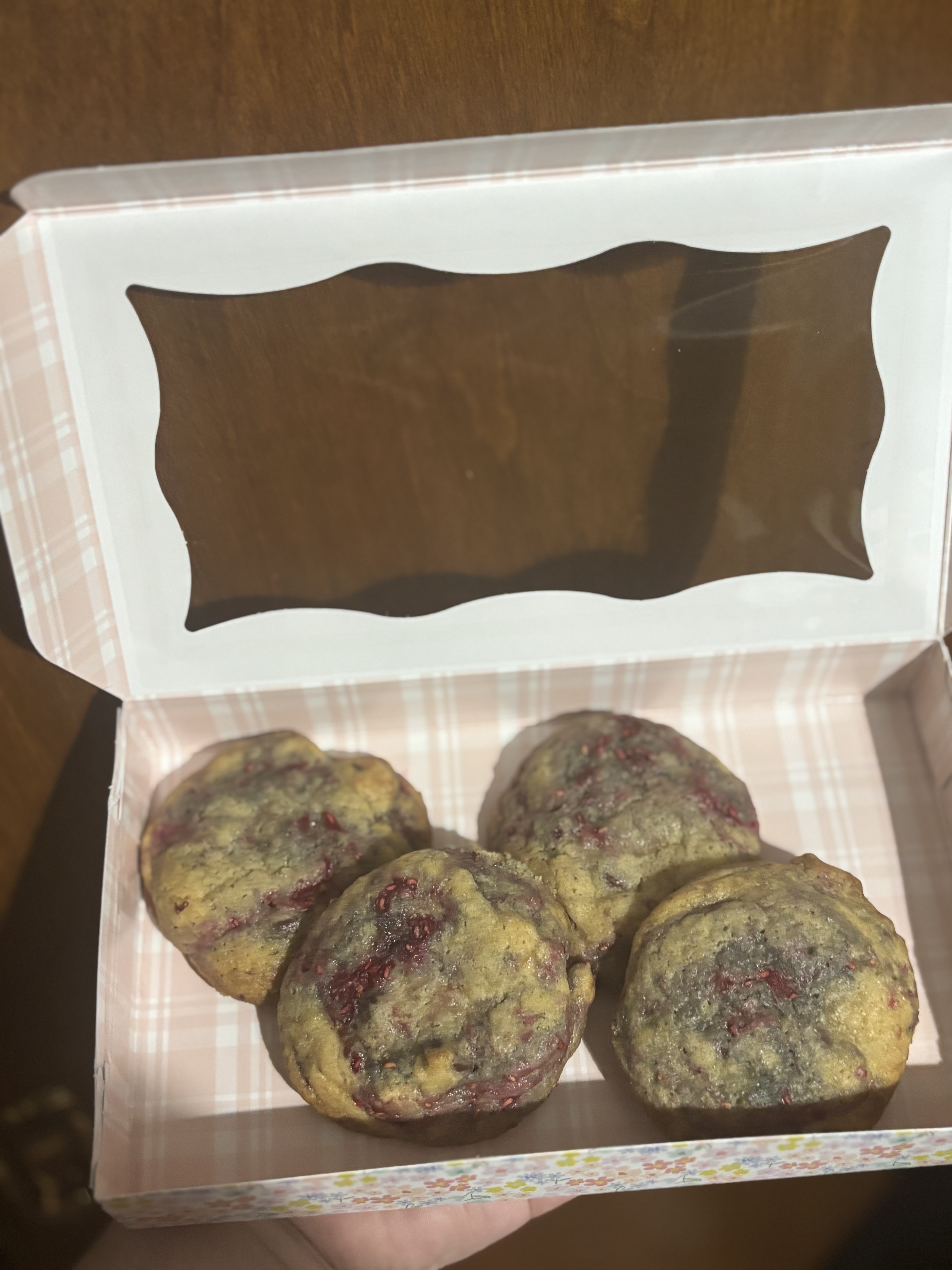Raspberry Chocolate Chip Cookies