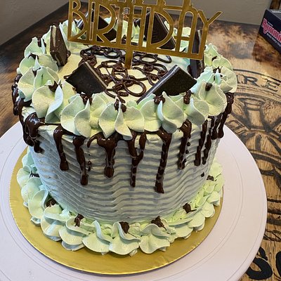 Andes Mint Chocolate Cake