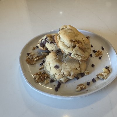 Chocolate Walnut Cookies 