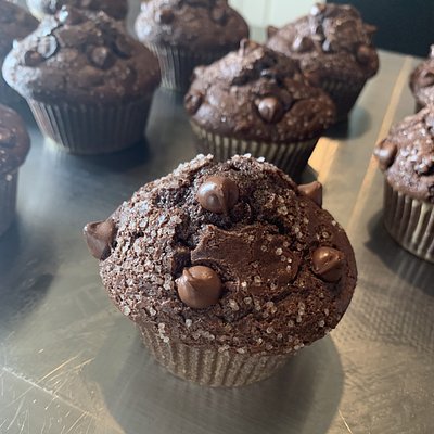 Chocolate Chocolate Chip Muffin