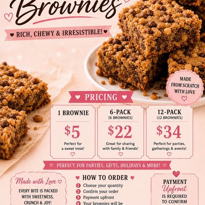 Gold Rush Brownies 
