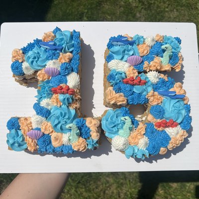 2 Digit Cookie Cake