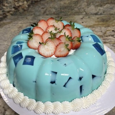 Blueberry Mosaico Jello