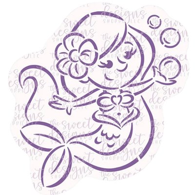 PYO Single Sugar Cookie -  Mermaid