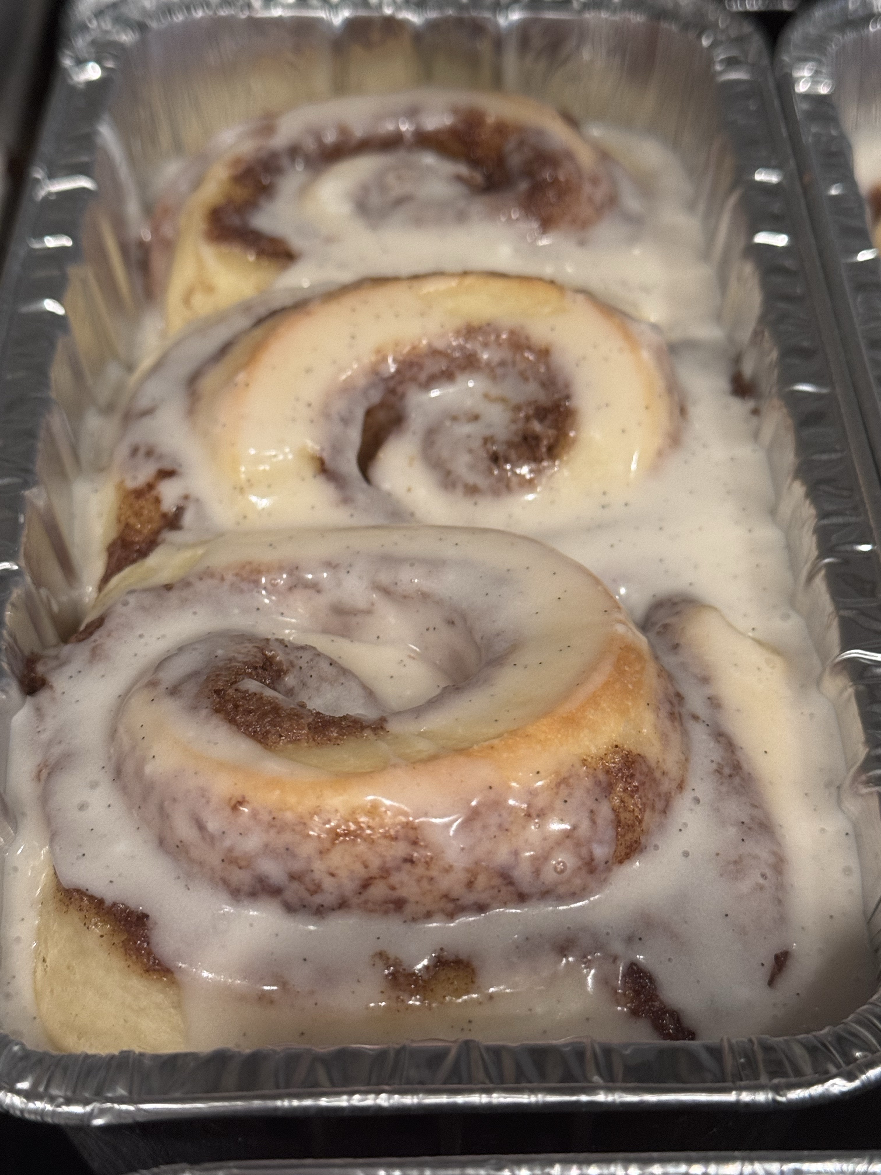 Glazed Cinnamon Rolls  - 4ct