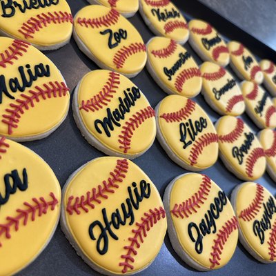 Sports Team Cookies