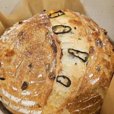 Jalapeno Cheddar Sourdough Boule