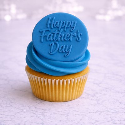 Custom Father's Day Fondant Cupcakes