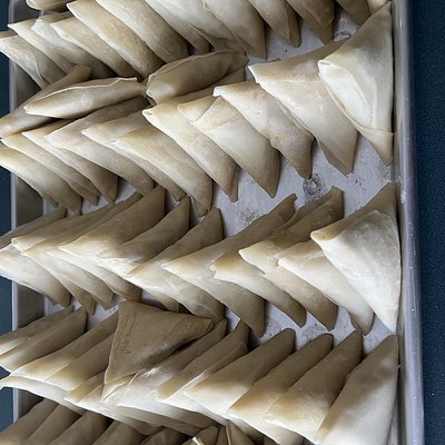 Sweetcorn & Cheese Samoosas