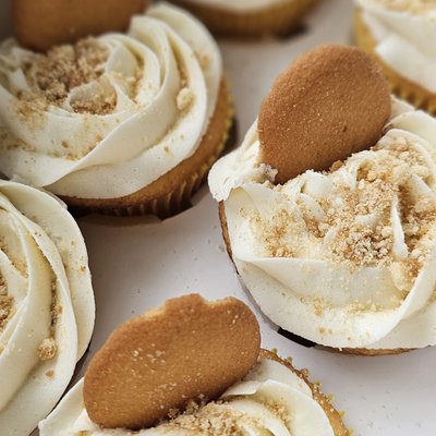 Banana Pudding Cupcakes (4 Cupcakes)