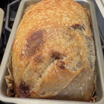 Rustic No-raisin Cinnamon Bread