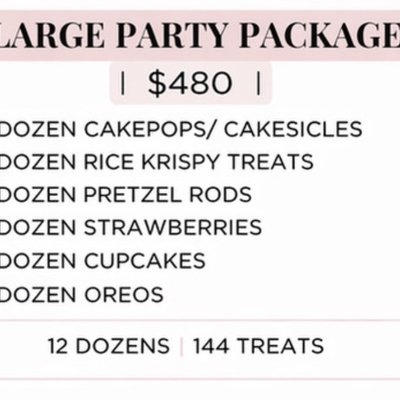 Large Party Package