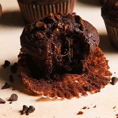 Double Chocolate Muffins**