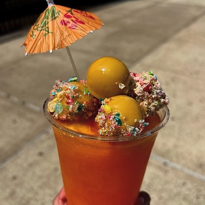 Freeze Cup Topped W Grapes🎀🍭