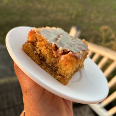 Sweet Potato Honeybun Cake