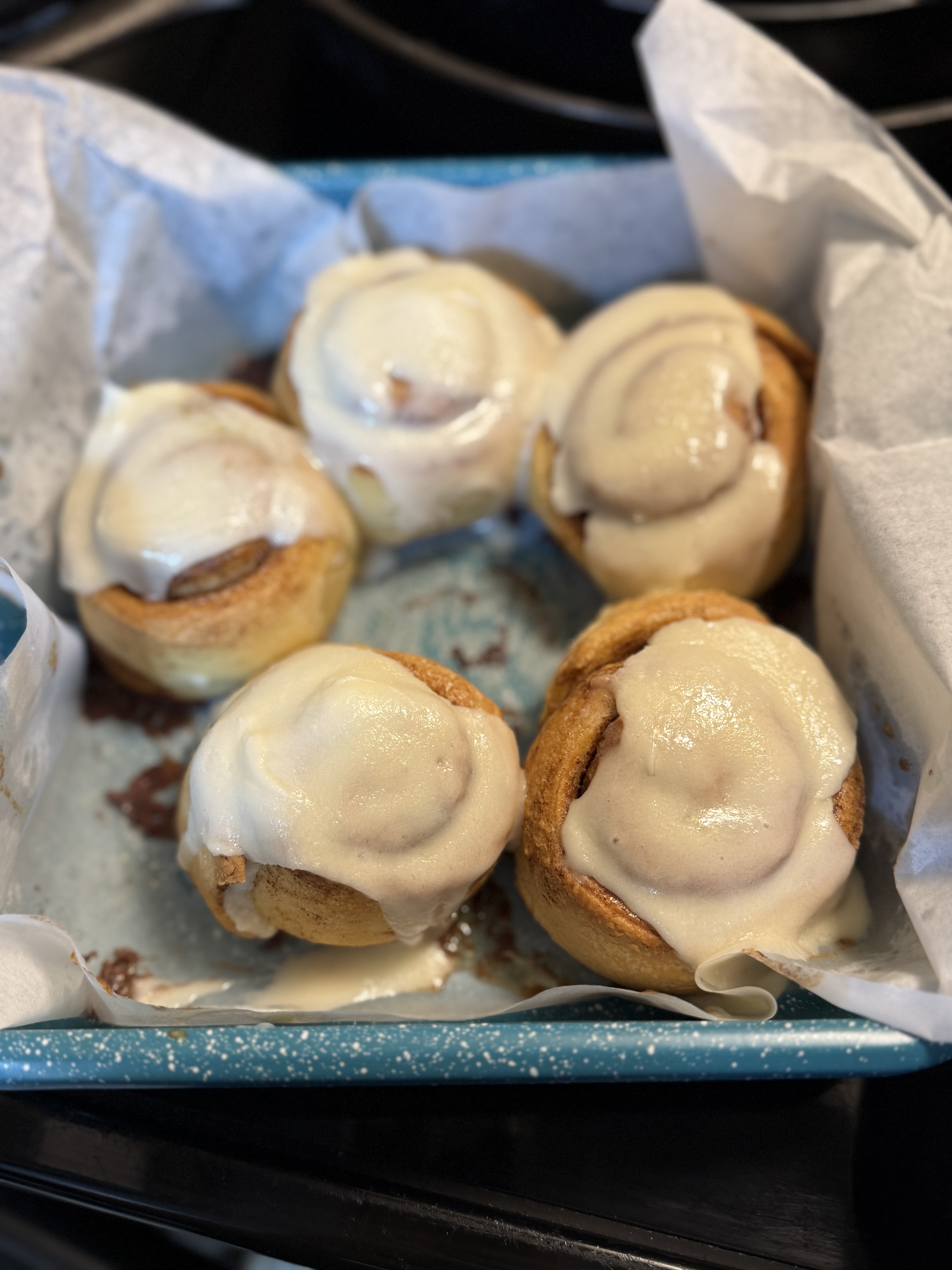 Dozen Cinnamon Buns W/Whipped Icing