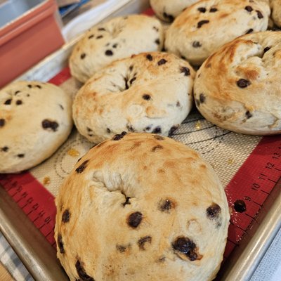 Chocolate Chip Bagels 
