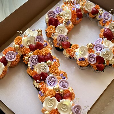 16 Inch Carved Number Cake