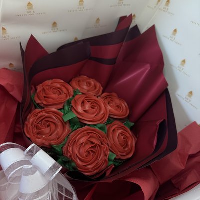 Bouquet of Roses (7 Cupcakes)