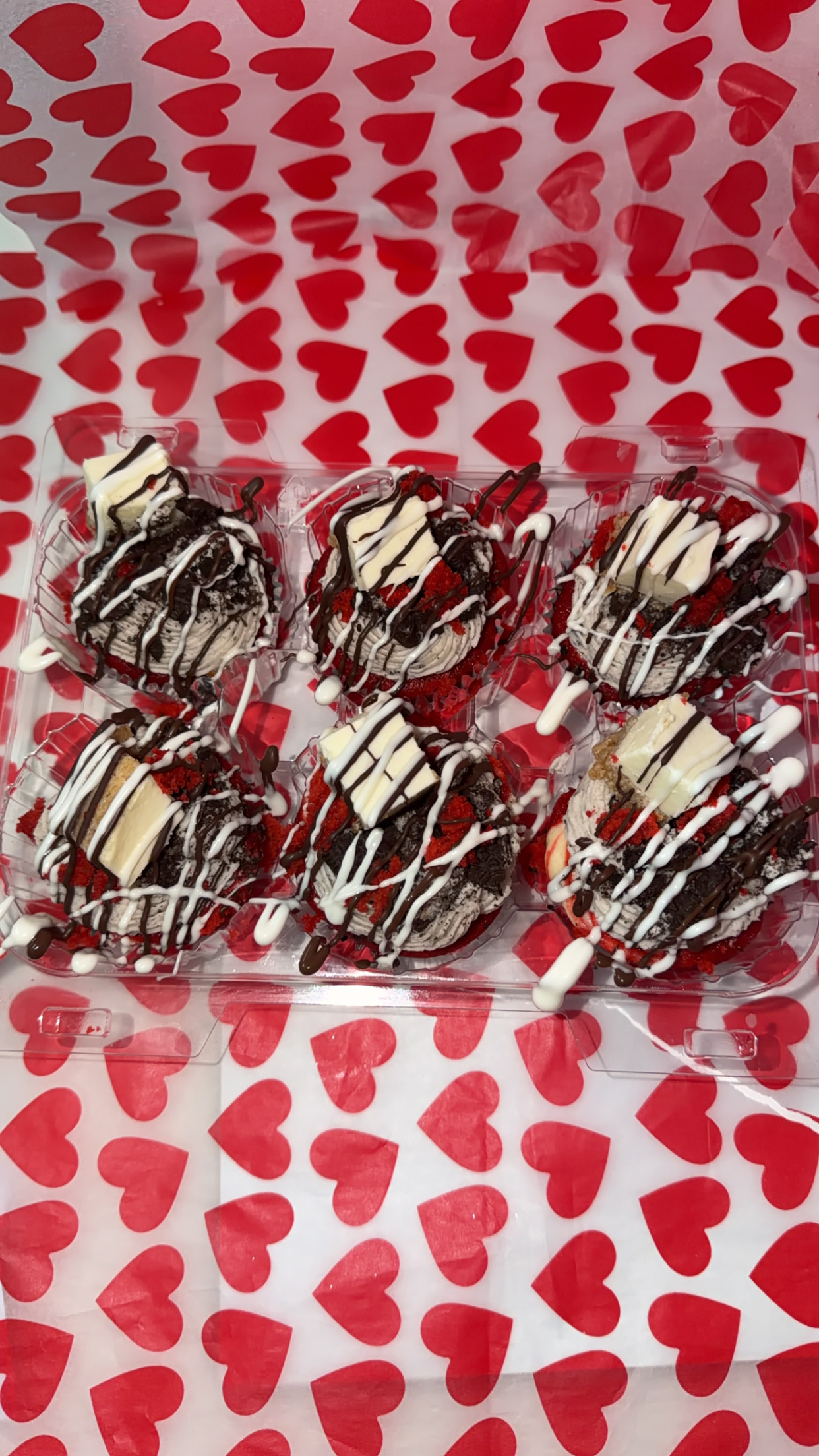 Red Velvet Oreo Cheesecake Cupcakes Dozen