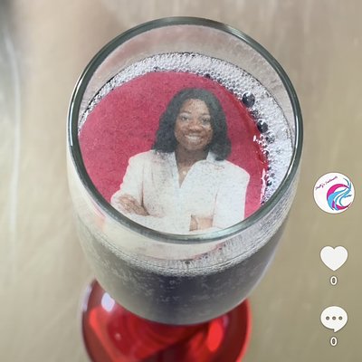 Custom Edible Drink Toppers