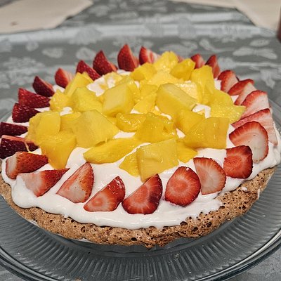 Slice Of Mostachon Cake