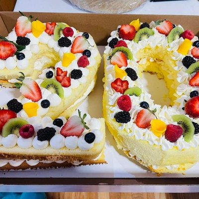 Number/letter cake (2 digits)