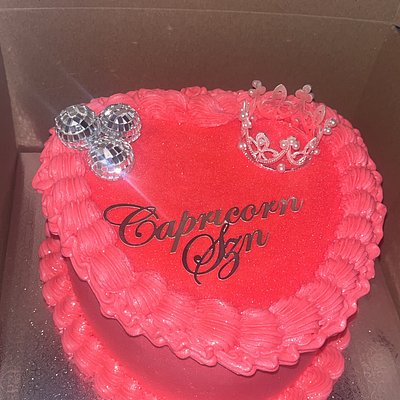 8” Heart Cake 